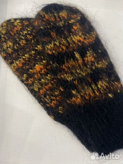 Варежки теплые ангорка