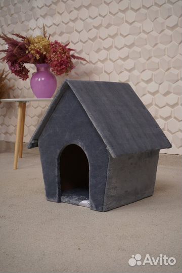 Когтеточка Домик для кошек / Игровой комплекс