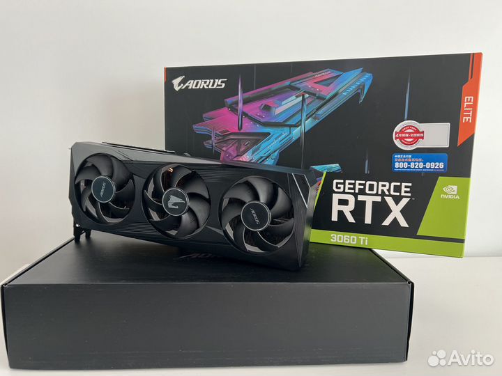 Видеокарта gigabyte aorus GeForce RTX 3060 Ti elit