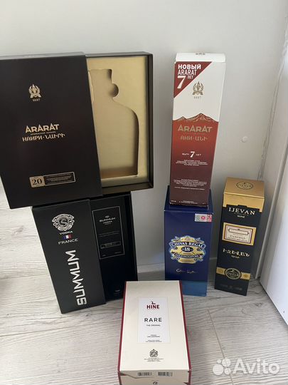 Коробки от элитного алкоголя