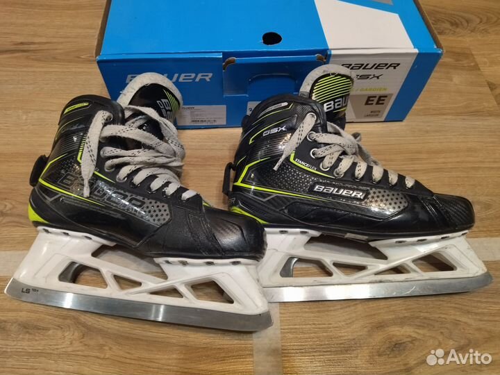 Хоккейные вратарские коньки bauer 39р