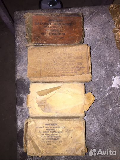 Комплект коренных и шатунных вкладышей на москвич