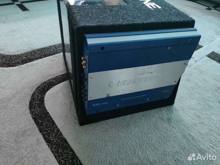 Сабвуфер Alpine 800w +усилитель+накопитель
