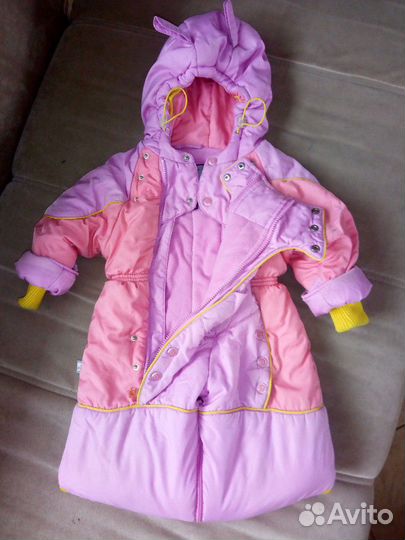 Комбинезон-трансформер для девочки 0-24 мес