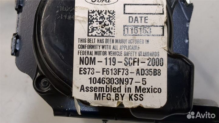 Ремень безопасности Ford Mondeo 5 2015, 2015