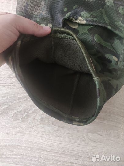 Балаклава теплая флисовая камуфляж