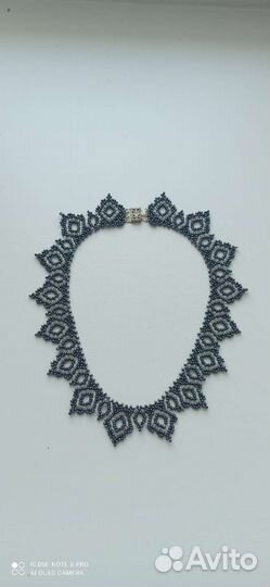 Колье из бисера