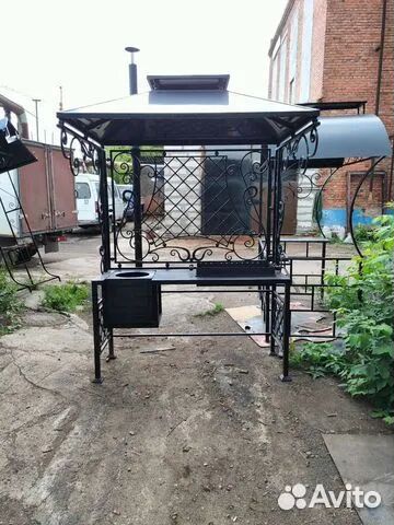 Мангал С печкой под казан