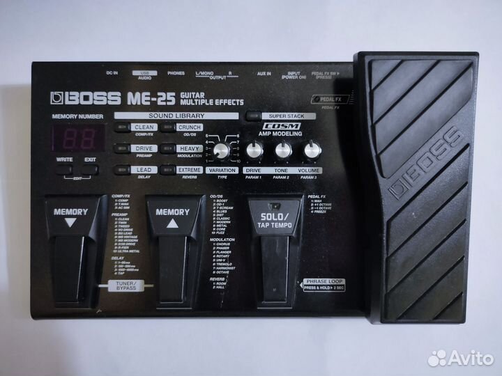 Гитарный процессор Boss ME-25