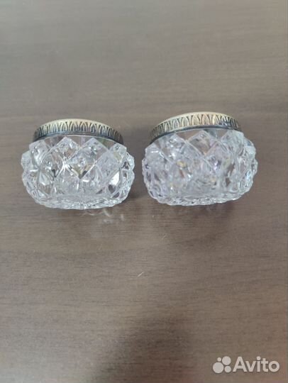 Набор для специй. Хрусталь мельхиор