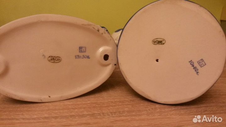 Подсвечники Гжель