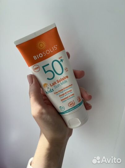Детское солнцезащитное молочко BioSolis spf 50
