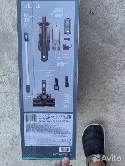 Пылесос Gorenie SVC252fmbk