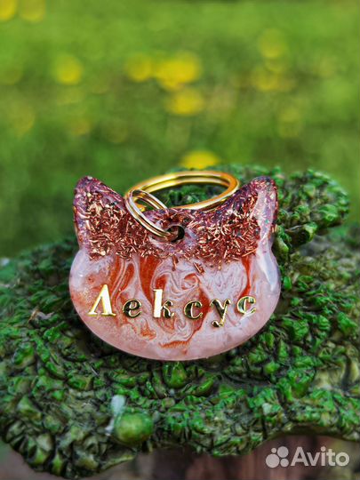 Адресник для собак из эпоксидной смолы