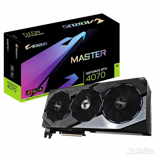Видеокарта Gigabyte RTX 4070 aorus master 12GB