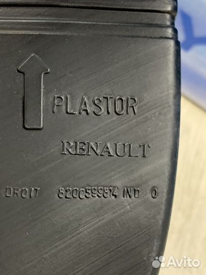 Воздуховод отопителя печки Renault logan Прав