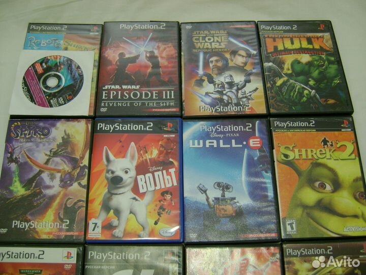 Игры PlayStation 2 Б/У (14 дисков)