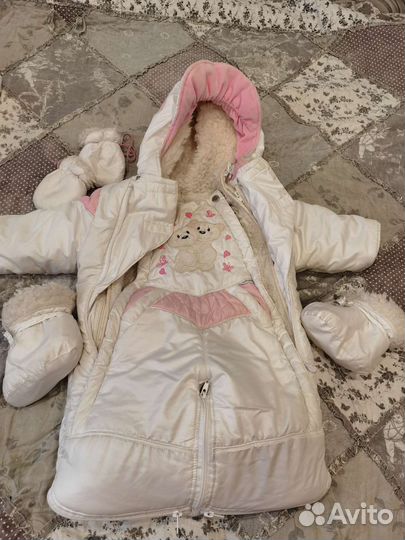 Зимний комбинезон для девочки