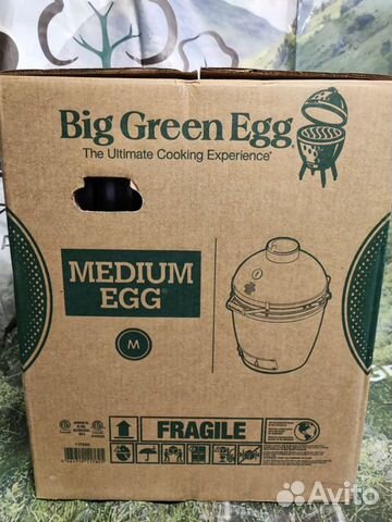 Big green egg Medium с гарантией в РФ, 5 лет объявление продам