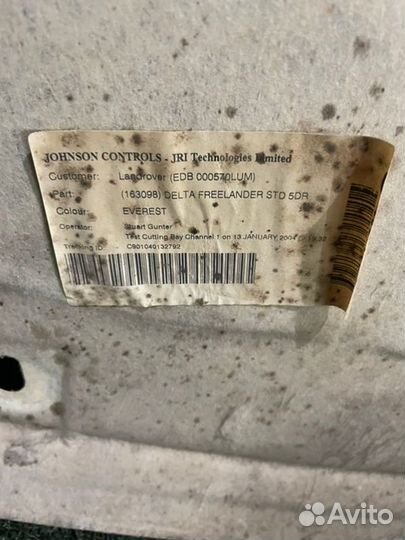 Потолок Land Rover Freelander L314 25K4F 2004