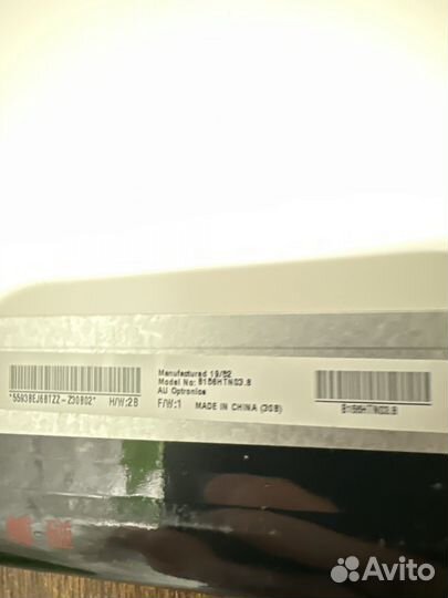 Матрица 15.6 slim 30pin edp FullHD матовая