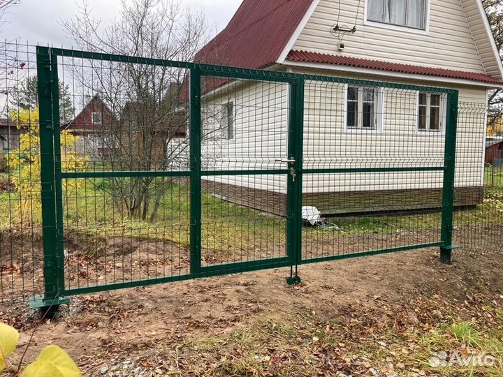 Забор под ключ, Установка ворот