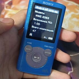 Mp3 плеер sony walkman nwz e383