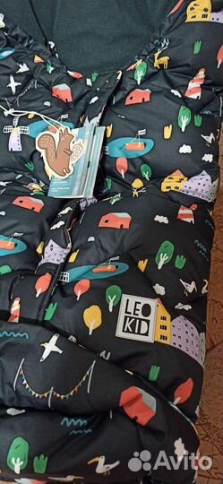 Зимний конверт в коляску leokid