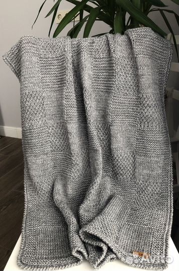 Плед детский вязаный ручная работа