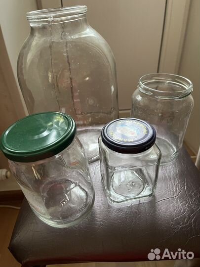 Банки 3 литра,700гр,400гр,200гр