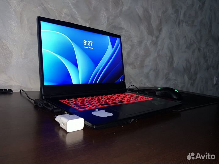 Игровой ноутбук msi gf65 144гц gtx 1660 TI 6gb