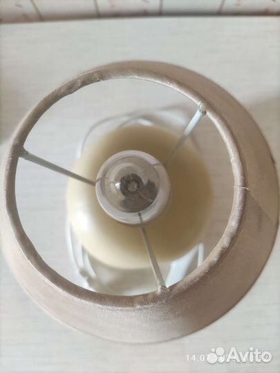 Лампа-часы настольная