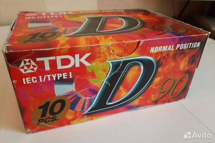 Аудиокассеты TDK D90