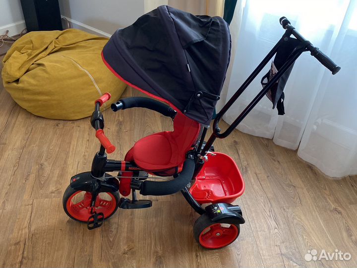 Детский велосипед с ручкой бу