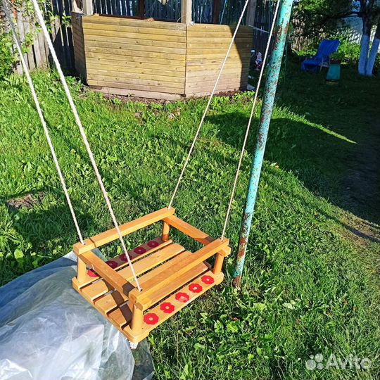 Качели детские подвесные. СССР