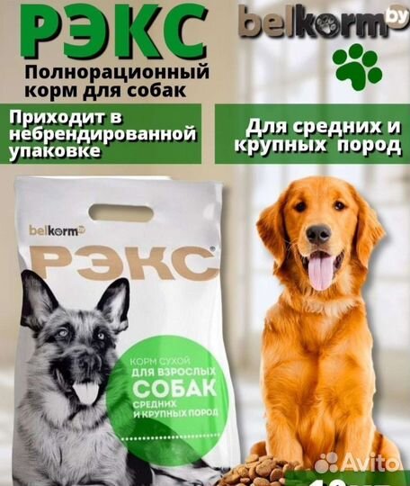 Сухой корм для собак