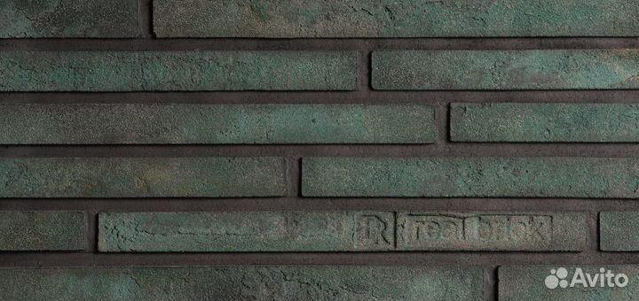 Фасадная плитка Real Brick Бирюзовый