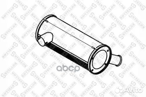 Резонатор(бочка) глушителя кругл L790 Iveco