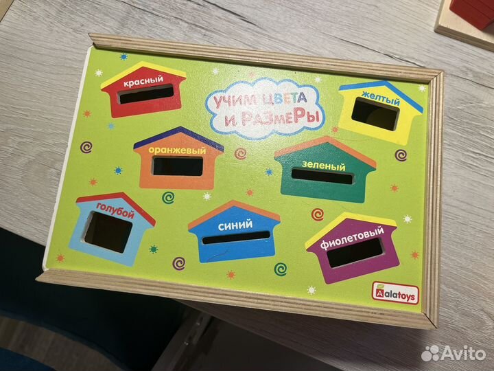 Развивающие игрушки монтессори