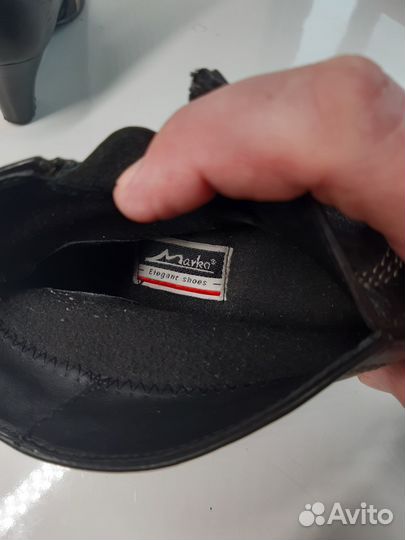 Полусапожки женские (весна-осень), размер:37, брен