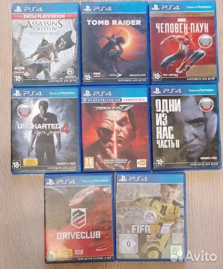 Игры для приставок ps4