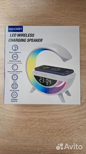 Настольная лампа LED wireless charging speaker