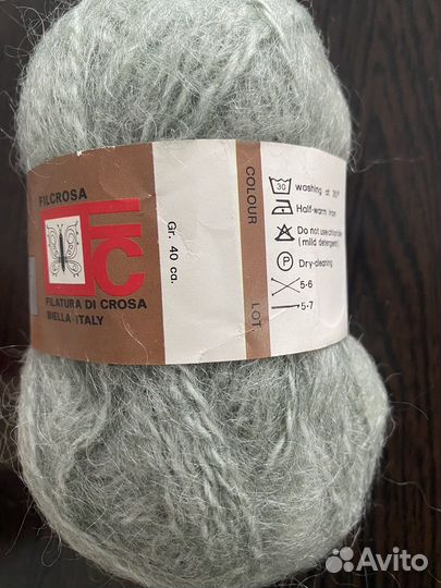 Пряжа Шерсть мохер