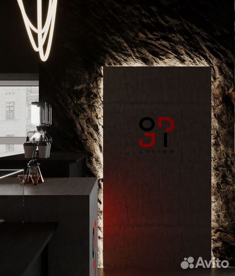 Дизайн стильной кофейни кафе ресторана общепит