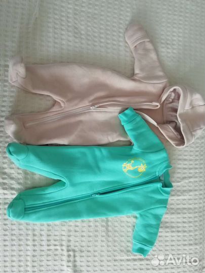 Комбинезон из футера с начесом 56