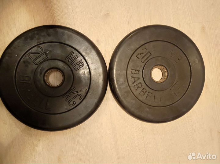 Диски (блины) barbell для олимпийского грифа d 50
