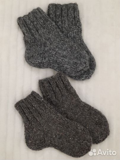 Детские вязанные носки