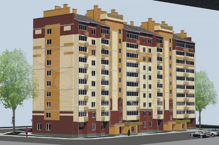 2-к. квартира, 83,4 м², 2/10 эт.