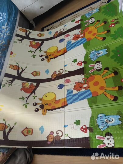 Детский коврик для ползания 180 200