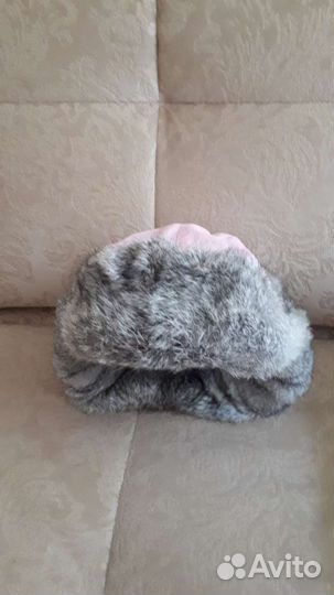 Шапка ушанка натуральный мех